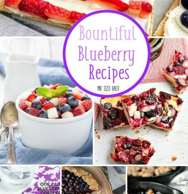 Fresh blueberries are my favorite! Here's 10 Bountiful Blueberry Recipes for your summer desserts!