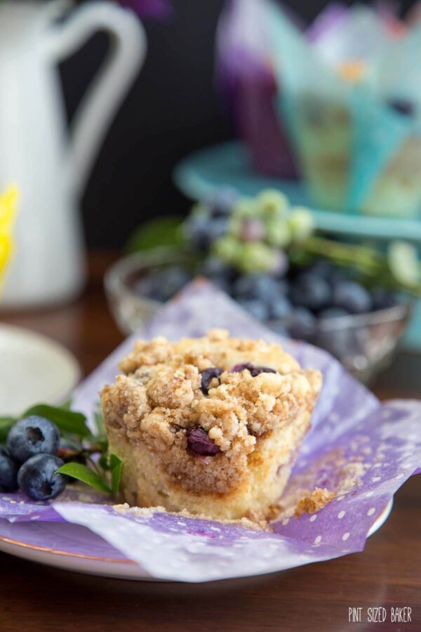 Your family is going to love these Bakery Style Blueberry Muffins for breakfast. Enjoy them fresh baked or freeze them for a ready-to-go treat.