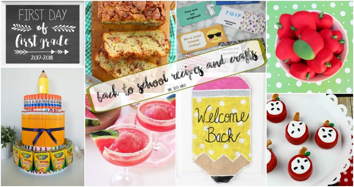 Back to School Recipes and Crafts FB Image