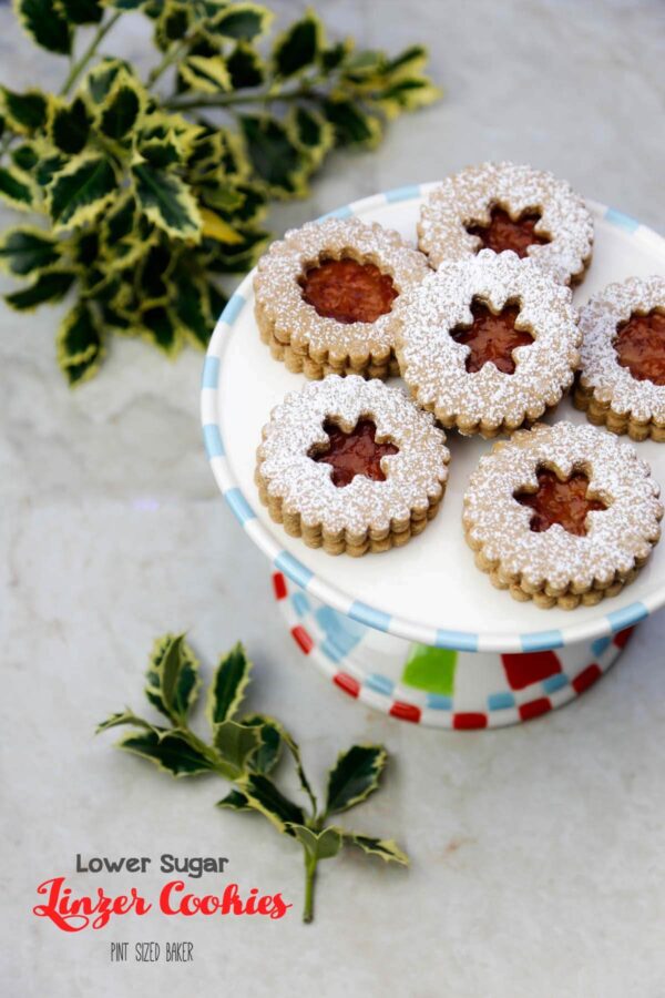 Now you can enjoy your cookies without the guilt with this Lower Sugar Linzer Cookie Recipe. Swap out half the sugar with Stevia in the Raw for 50% less sugar!