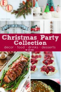 This Christmas Party Collection has it all! Decor, food, drinks, and desserts that are perfect for your Christmas celebrations. It's a one stop shop!This Christmas Party Collection has it all! Decor, food, drinks, and desserts that are perfect for your Christmas celebrations. It's a one stop shop!