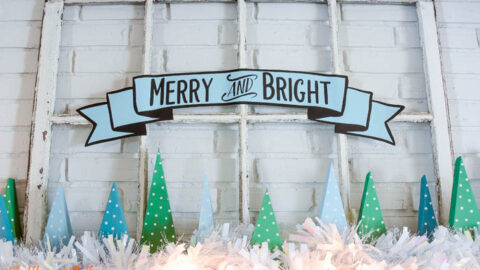 merry and bright printable