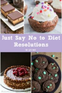 I suggest you just say NO to diet resolutions for the new year! Here's 13 awesome treats to keep you busy in the kitchen baking.  
