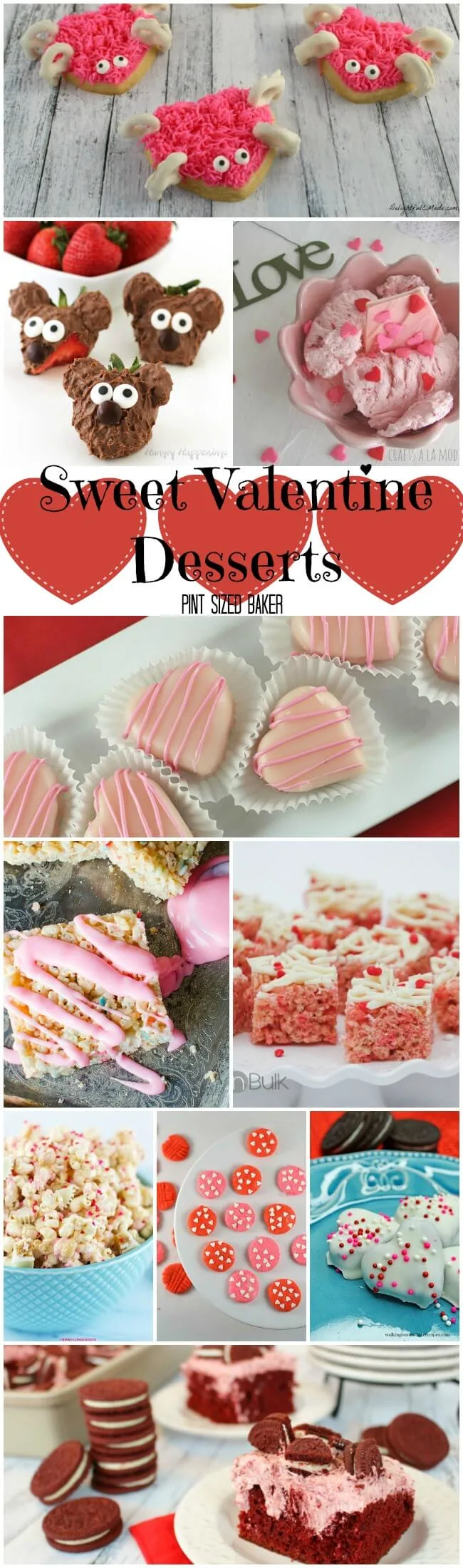 So many sweet Valentine desserts, so little time. Celebrate the ones you love with a new sweet treat everyday. Easy snacks to complex desserts.