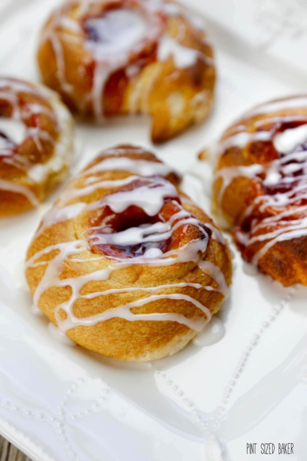 Cream Cheese and Jelly Danishes • Pint Sized Baker