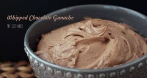 This amazing Whipped Ganache Frosting is nothing more than Chocolate and Cream. It's a beautiful marriage that makes an amazing whipped frosting.