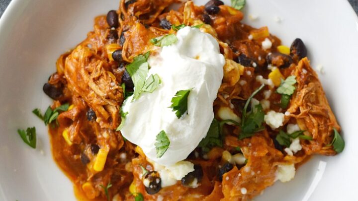 This Instant Pot Mexican Casserole blows Taco Tuesday out of the water © COOKING WITH CURLS