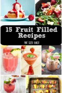 Who doesn't love fresh fruit? Here's to stuffing your Fruity McFruitface with 15 fruit filled recipes that will knock your socks off!