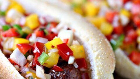 Grilled Beer Brats with Boozy Salsa 3 683x1024 1