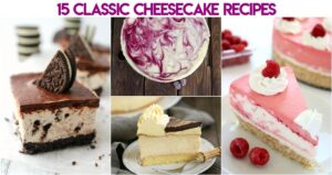 Here's 15 Classic Cheesecake Recipes to get you inspired to get into the kitchen and make your family a dessert they all love.