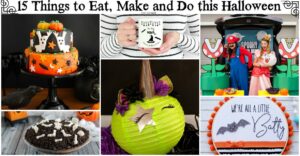 If you are at a lost for creative ideas for a night of Trick-or-Treating? Here's 15 Things to Eat, Make and Do this Halloween night.