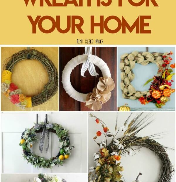 Fall is here! That means it's time to update the house with these 15 DIY Fall Wreaths for your home. Find the perfect one for your home and make it work!