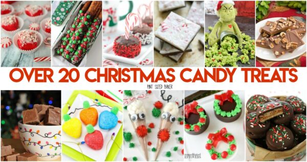 The holidays are all about the sweets. Here's Over 20 Christmas Candy Treats to make this season. Oreo treats, toffee, fudge, and more!