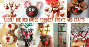 Here's 15 easy Rudolf the Red Nosed Reindeer Treats and Crafts for you and family to make this weekend. The kids can make most of these themselves and can give them to their friends for gifts. 