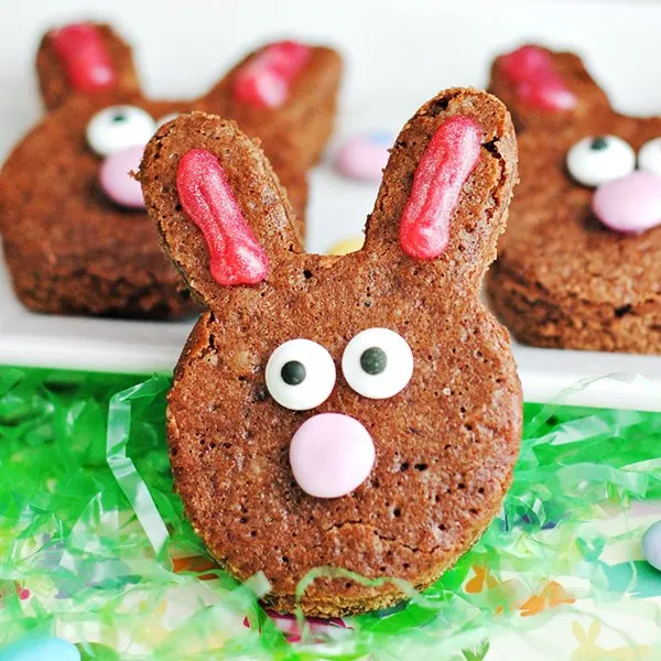 Homemade Brownie Easter Bunnies Recipe 18