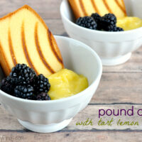 Grilled Pound Cake with Tart Lemon Curd and Fresh Blackberries Recipe
