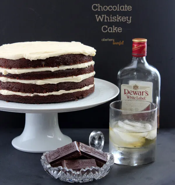 Chocolate Whiskey Cake