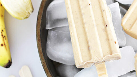 Image for Peanut Butter and Banana Yogurt Pops Recipe