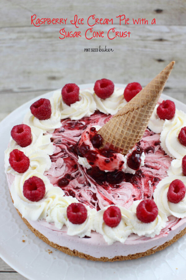 Raspberry Ice Cream Pie 2a