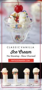 Classic Vanilla Ice Cream Collage