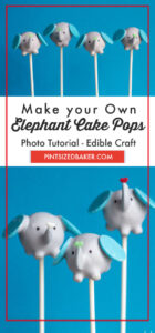 Super cute and fun - These elephant cake pops are a fun treat for your party animals!