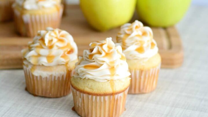 Easy Caramel Apple Cupcakes Recipe