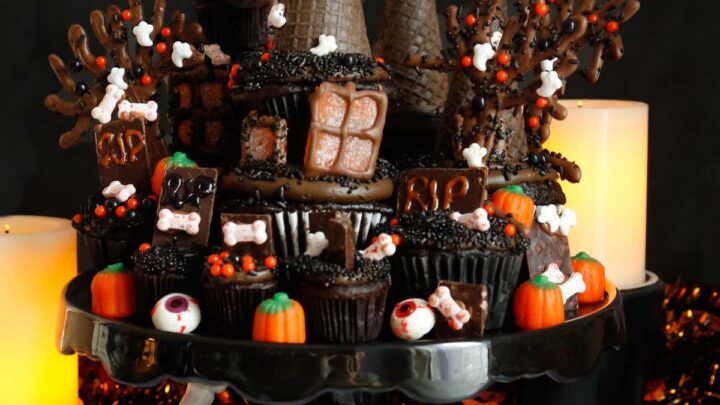 Halloween Cupcake Haunted Tower 10