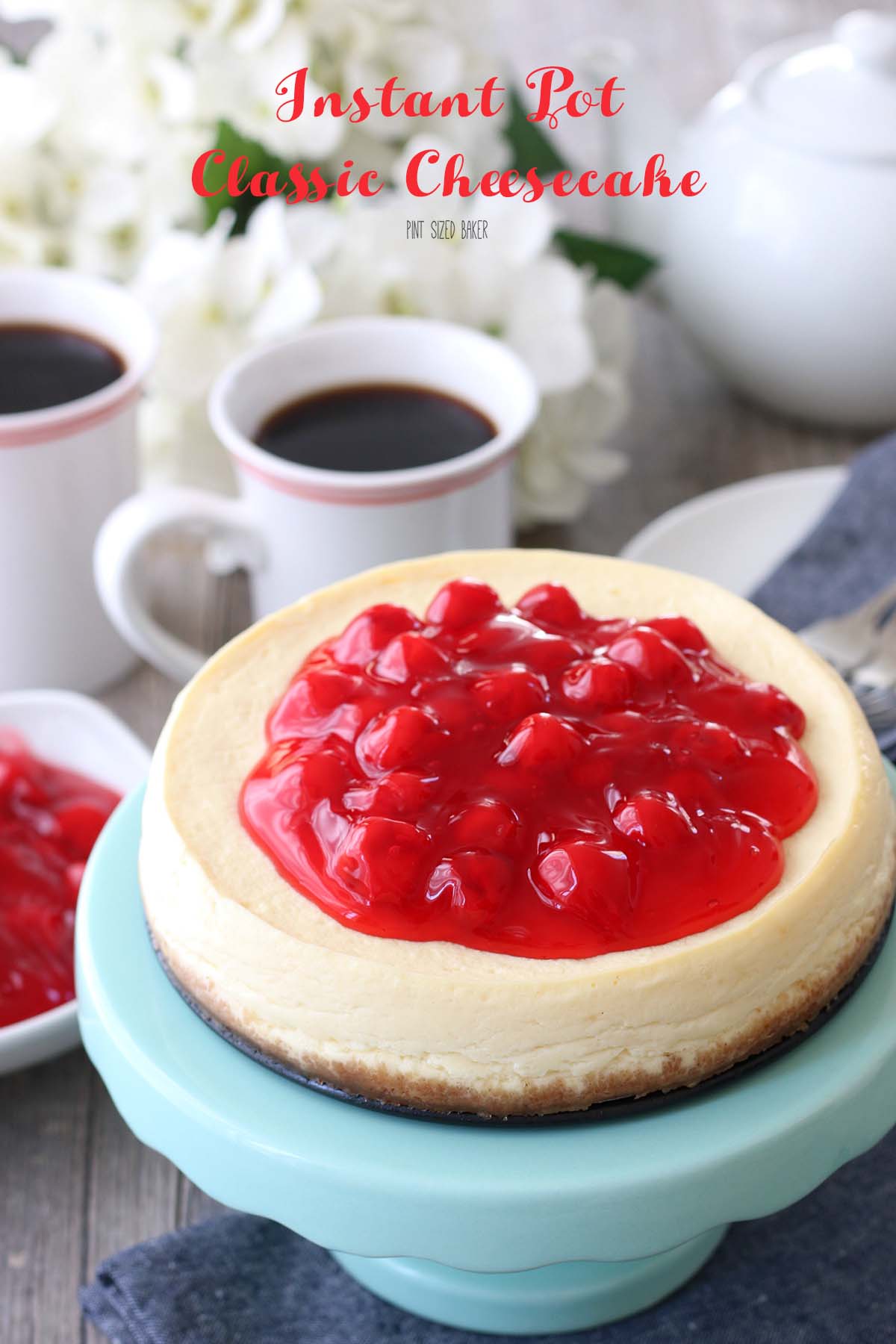 You won't believe how easy it is to make a Cheesecake in your Instant Pot.