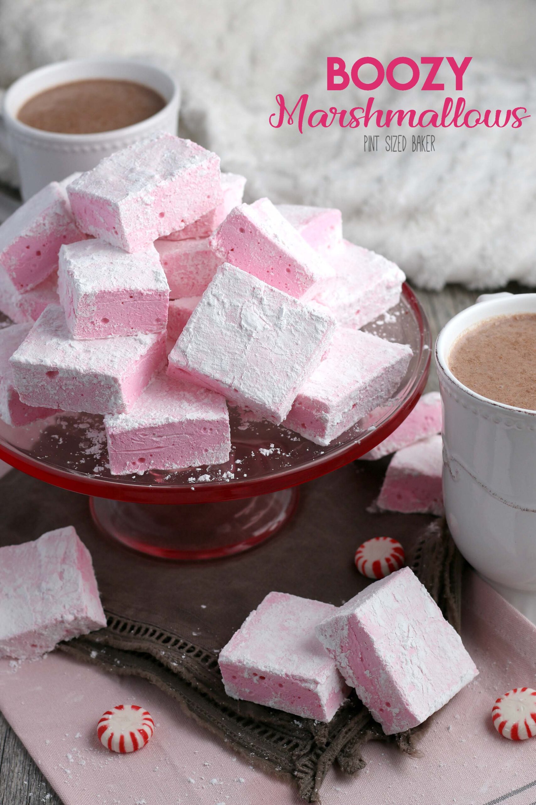 Here we have a recipe for tasty marshmallows with a twist! These boozy marshmallows are delicious and easy alcoholic marshmallows!