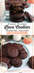 My fudgy lava cookies are the most delicious chocolate cookies that everyone will love. These cookies are always a crowd pleaser!