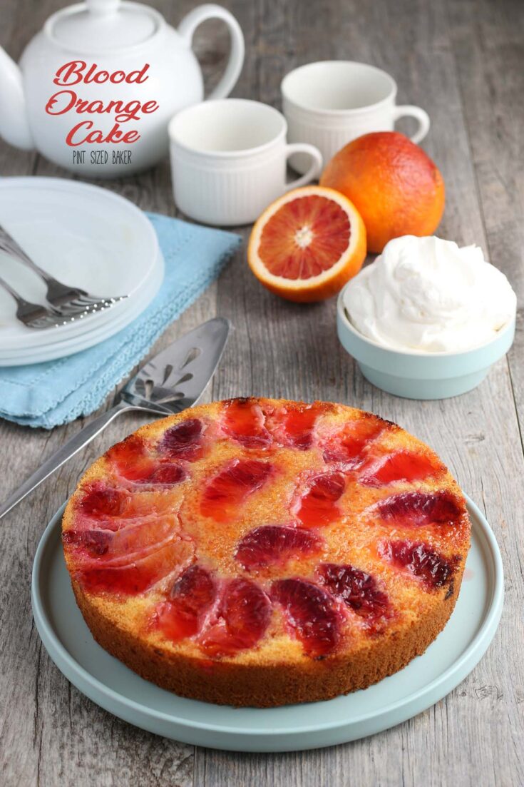 Blood Orange Olive Oil Cake