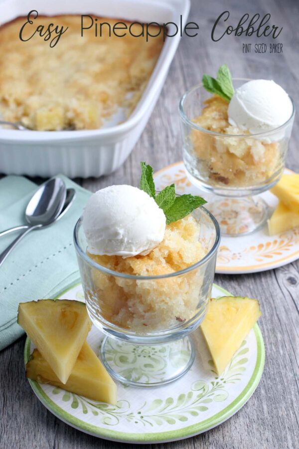 Easy Pineapple Cobbler 1