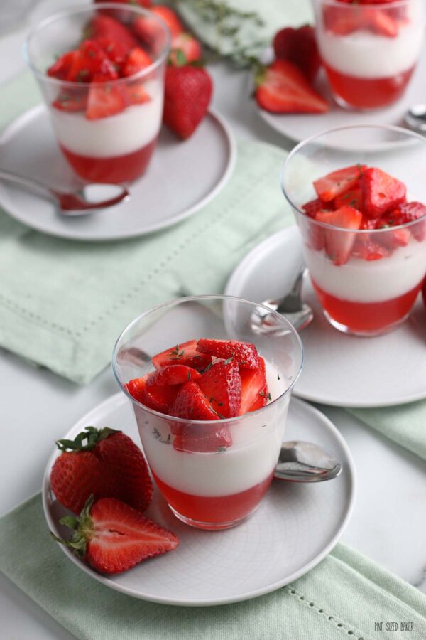 An easy layered jello dessert, panna cotta makes a great special treat! 