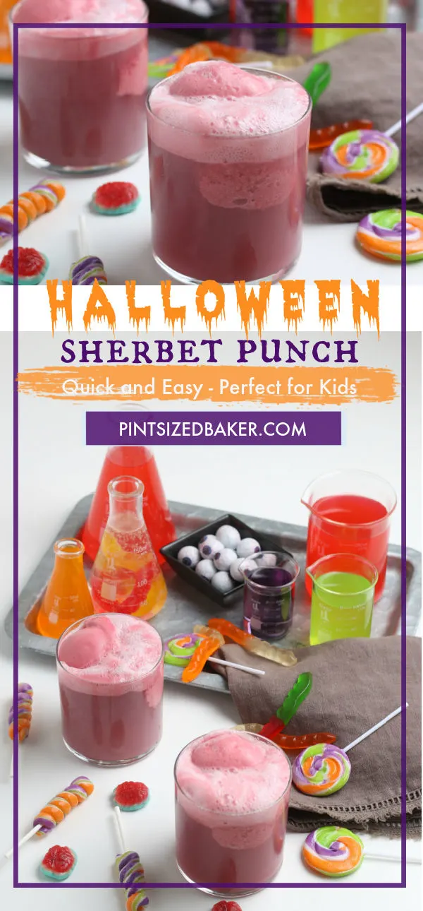 Kids Purple Halloween Drink