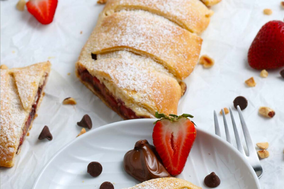 Strawberry Nutella Pastry Wrap