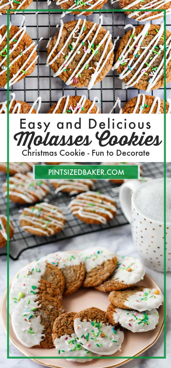 These soft molasses cookies are a MUST each Christmas season. They are little bites of happiness that everyone loves to savor. The recipe is versatile enough for crinkle cookies and cut-out cookies. We love them every Christmas!