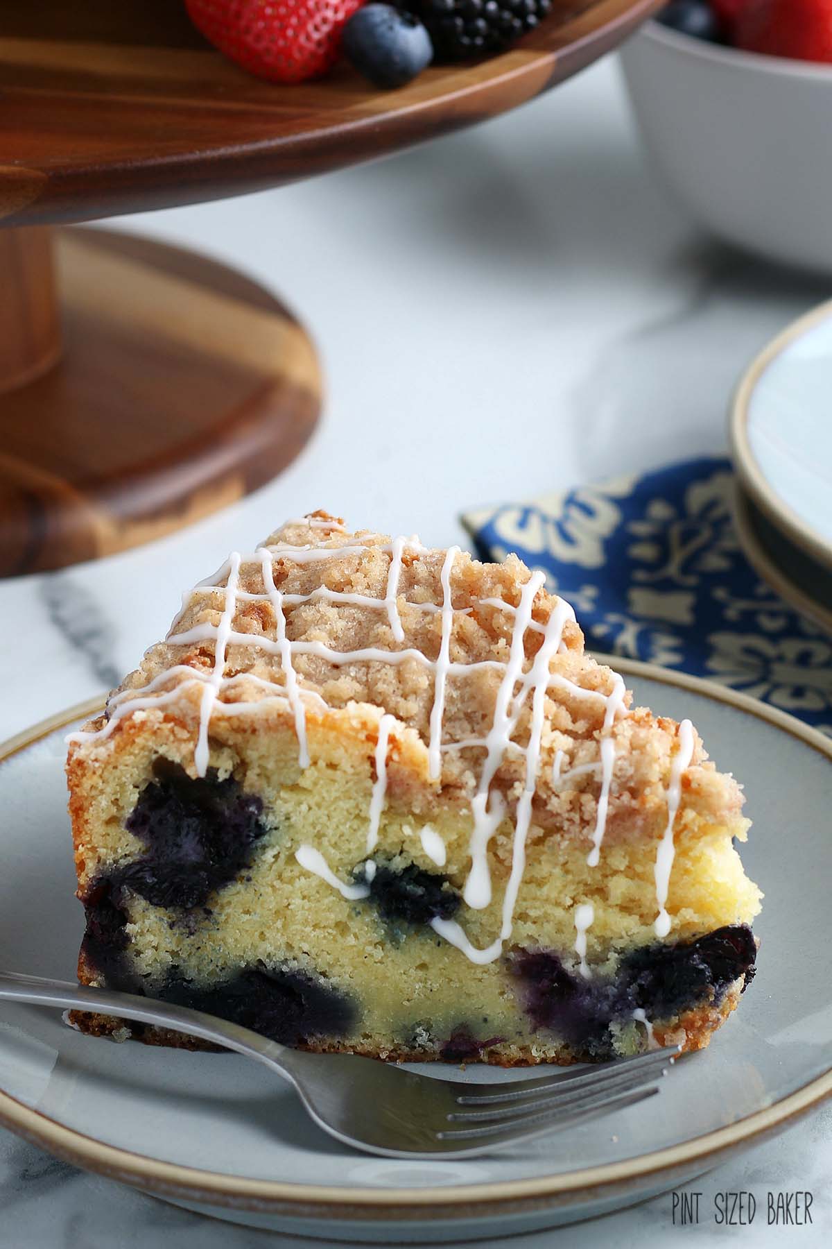 Quick & Simple Blueberry Coffee Cake Recipe • Pint Sized Baker