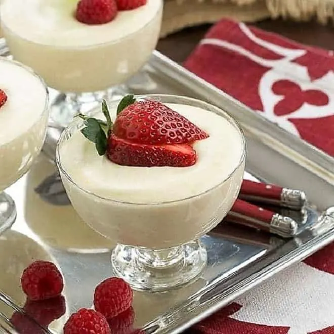 White Chocolate Mousse with Frangelico 4 2 1