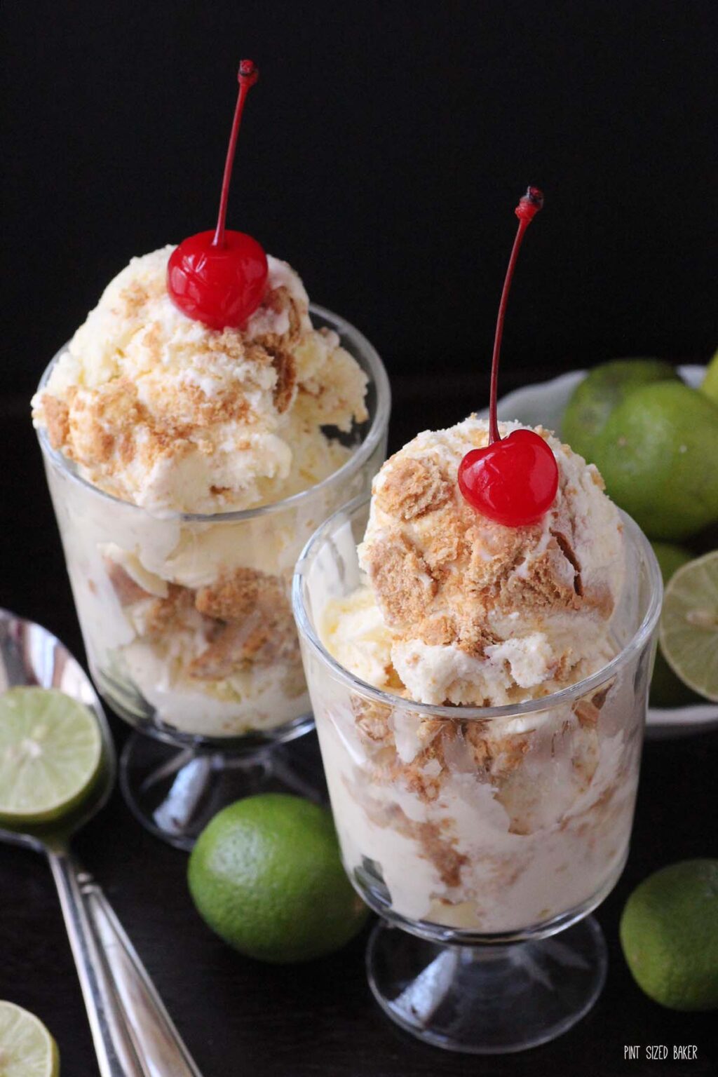 Key Lime Pie Ice Cream • Pint Sized Baker