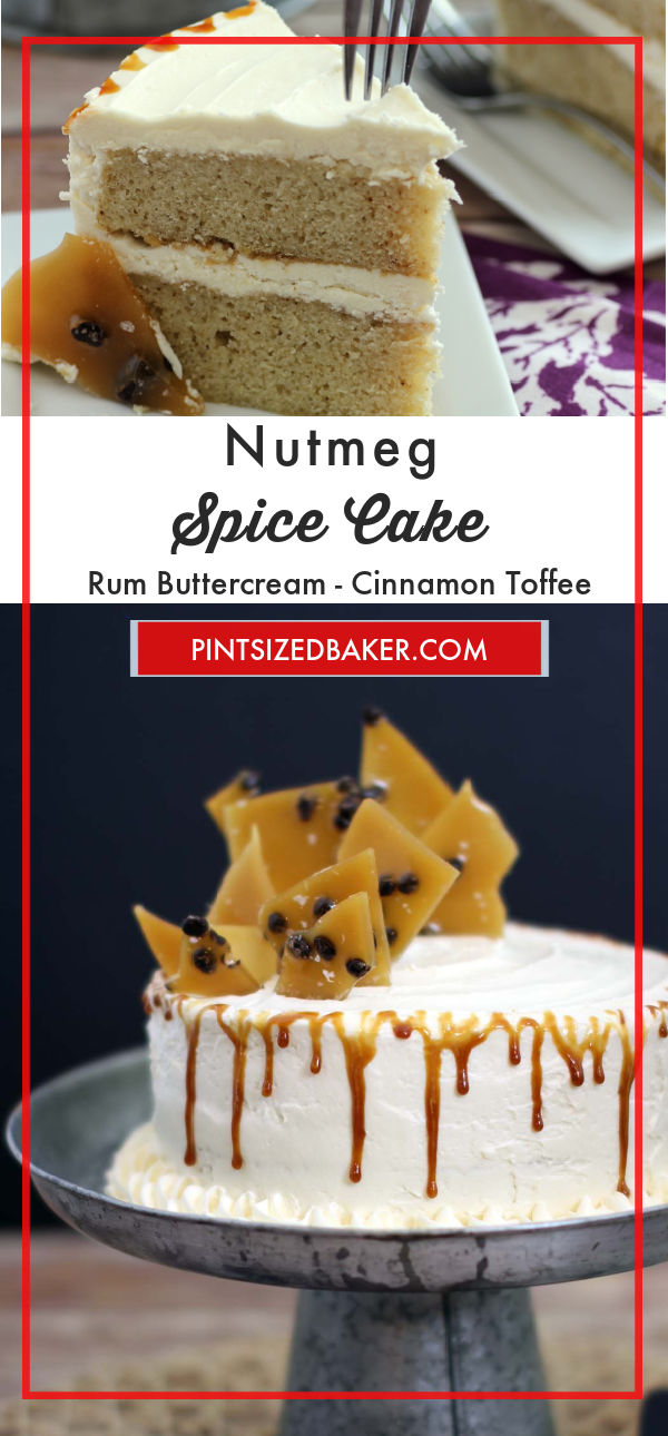 Nutmeg Spice Cake Collage