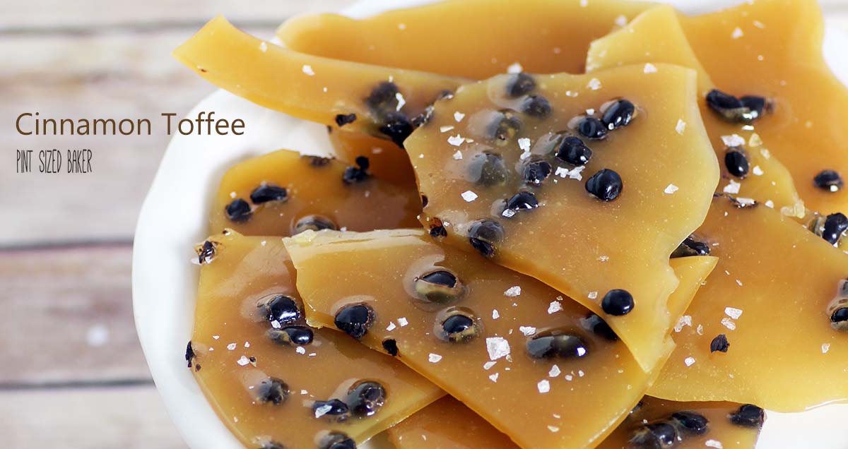 Easy Cinnamon Toffee Recipe • Pint Sized Baker