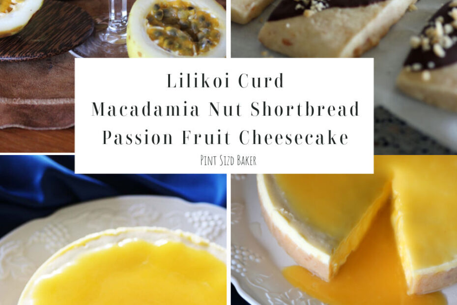 Passion Fruit Cheesecake Collage