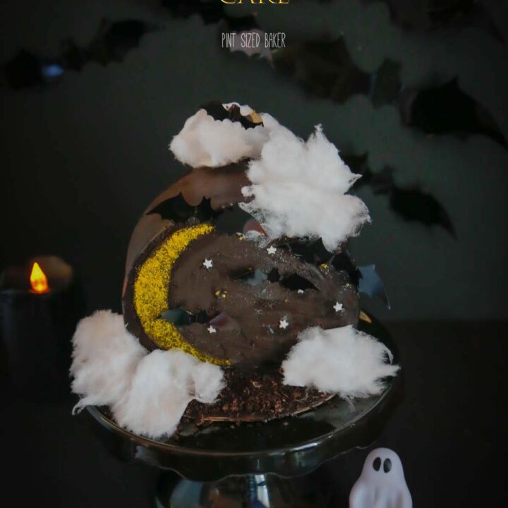 Halloween Cake Top Forward Cake Tutorial • Pint Sized Baker