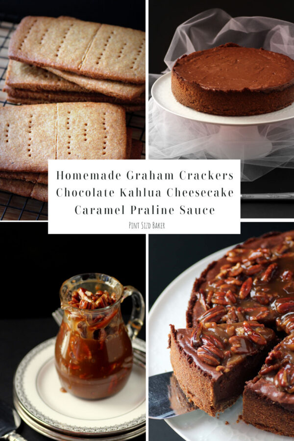 Graham Cracker Praline Cheesecake
