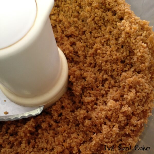 Unwrap the Little Debbie cookies and pulse them in a food processor until they are fine crumbs.