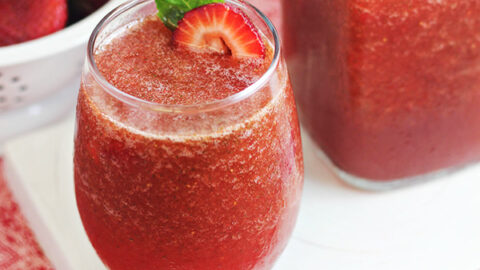 Image for Basil Berry Daiquiri Cocktail Recipe