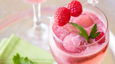 Image for Raspberry Sorbet Wine Spritzer