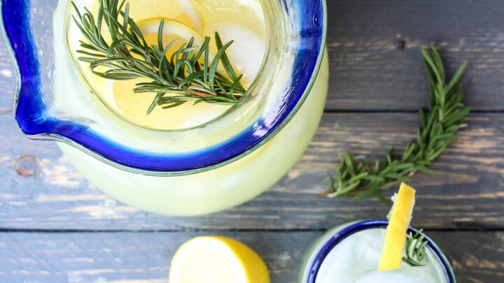 Easy Italian Herb Lemonade Recipe refreshing summer drink or make it a summer cocktail 7