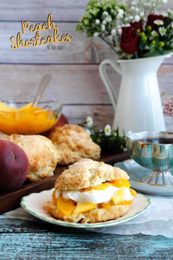 Prepare the most delicious biscuits with fresh peaches and whipped cream with this Peach Shortcake recipe. These sweet treats are perfect for breakfast, a quick snack, or even a delicious dessert after eating dinner!
