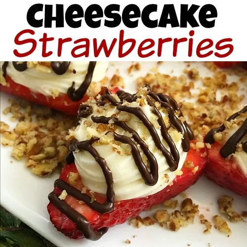 cheesecake strawberries chocolate topping